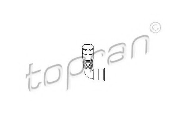 TOPRAN 111 360 Hose, cylinder head cover breather